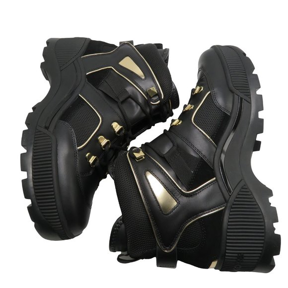 Michael Kors BROOKE Metallic Leather and Scuba Boo - Picture 3 of 8